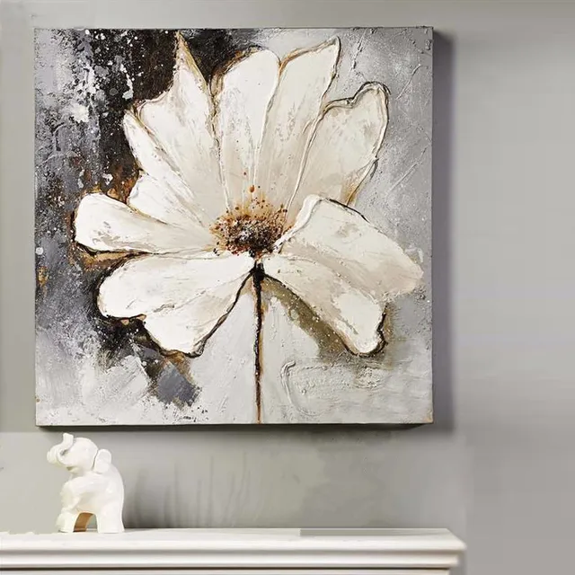 online shop handpainted acrylic floral paintings home decoration