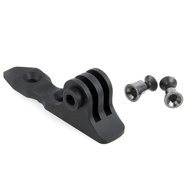 Black Aluminum Mini Handstop Keymod Rail Mount for Gun with Gopro Hero Camera | Спорт и развлечения