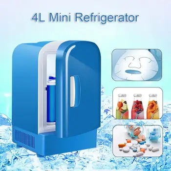 

12V Mini Portable 4L Cooling Warming Refrigerators Fridge Freezer Cooler Travel Warmer For Auto Car Home Office Outdoor Picnic