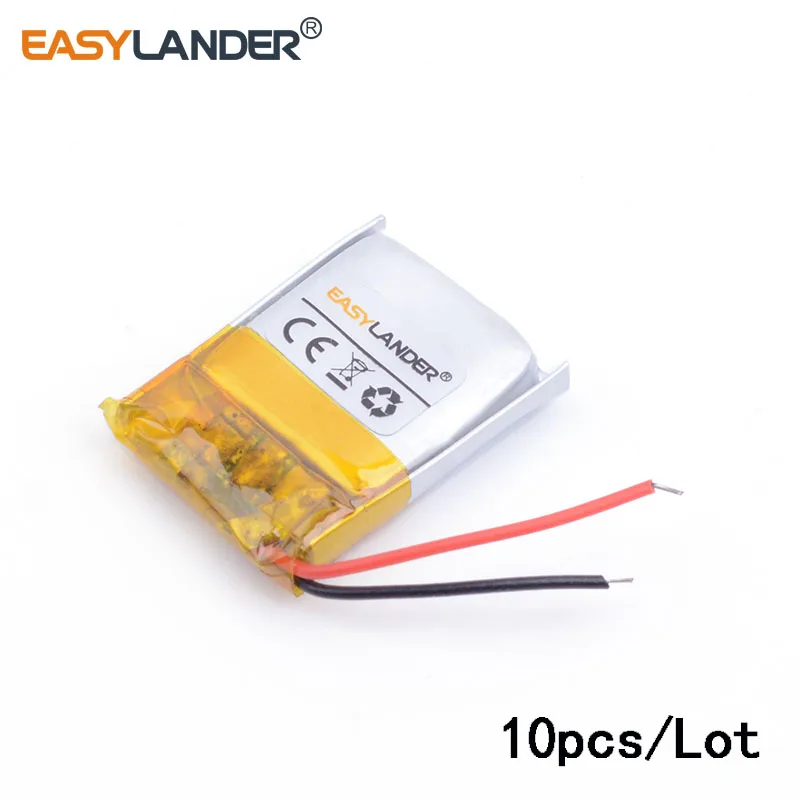 

10pcs/Lot 601525 3.7V 150mah Lithium polymer Battery with Protection Board For MP3 MP4 MP5 GPS Digital Products