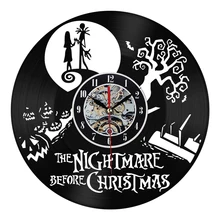 The Black Vinyl Record font b Clock b font Creative CD font b Wall b font