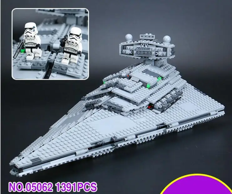 

L Models Building toy Compatible with Lego L05062 1391pcs Star Destroyer Blocks Toys Hobbies For Boys Girls Model Building Kits