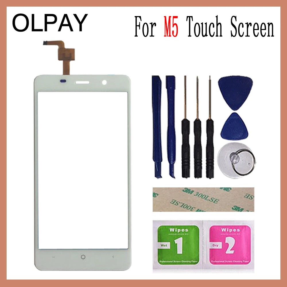 OLPAY 5,0 ''для Leagoo M5 сенсорный экран дигитайзер панель запасные части сенсорный экран Переднее стекло объектив сенсор Бесплатный клей и салфетки