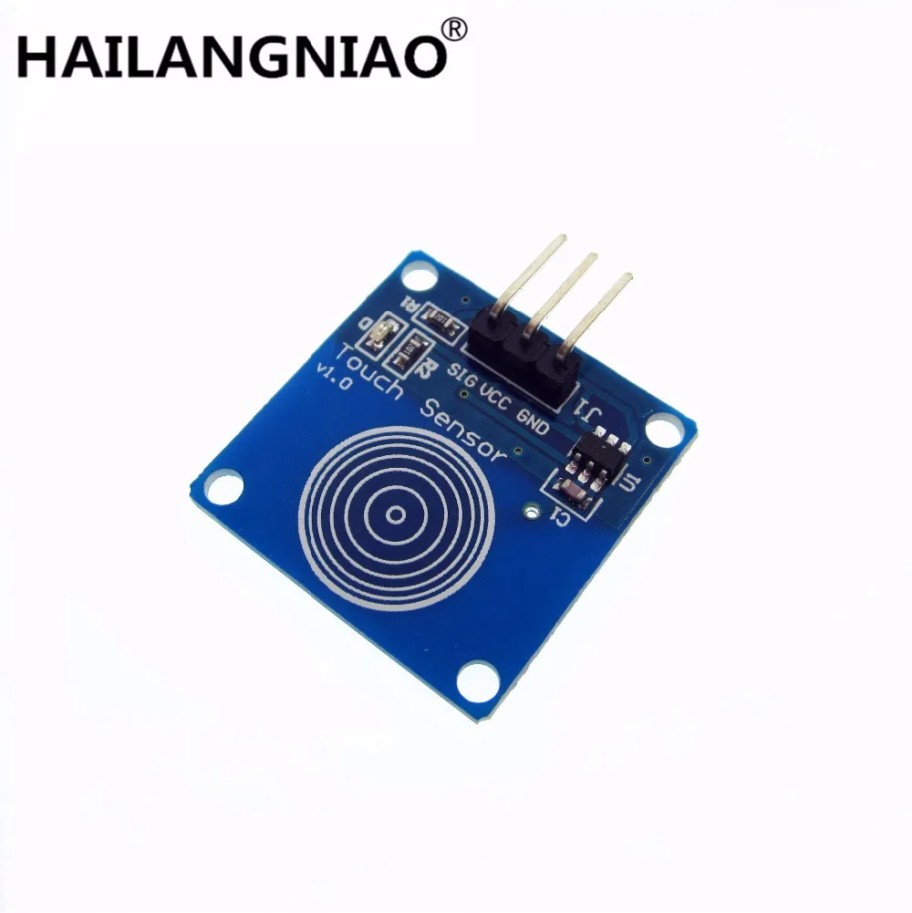 

5pcs Digital Sensor TTP223B Module Capacitive Touch Switch blue