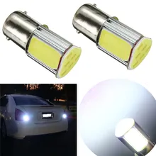2 шт. 1156 G18 BA15S 4 COB LED авто источник света сзади свет лампы DC12V