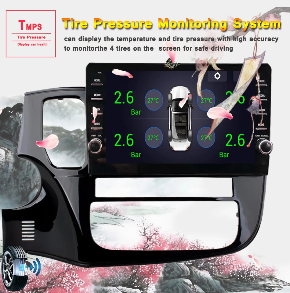 Sale 4G+64G Android 9.0 4G Car Radio Multimedia Video Player Navigation GPS For Mitsubishi Outlander 3 2012-2018 2019 2 Din no dvd 13