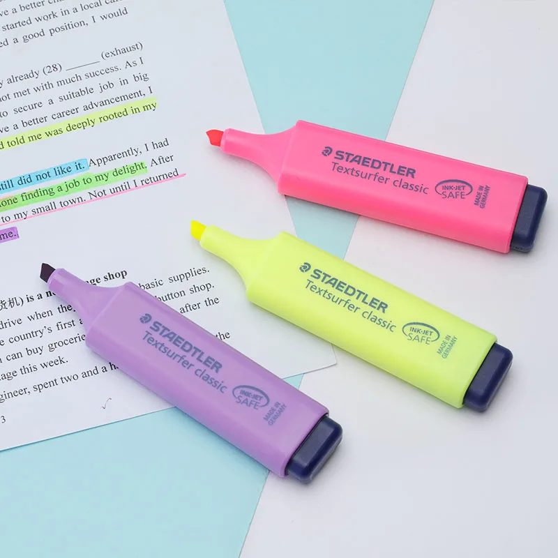 Классический маркер STAEDTLER Sharpie 364 маркеры мягкие флуоресцентные со скошенным