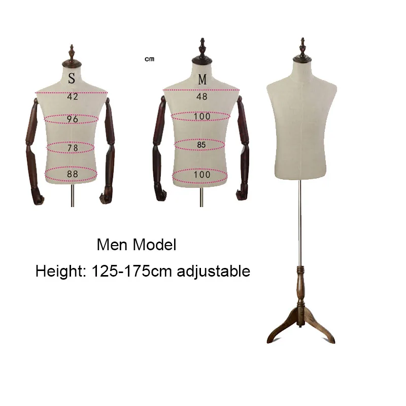 New Models Props Men's Clothing Shops Window Display Hangers Mannequin