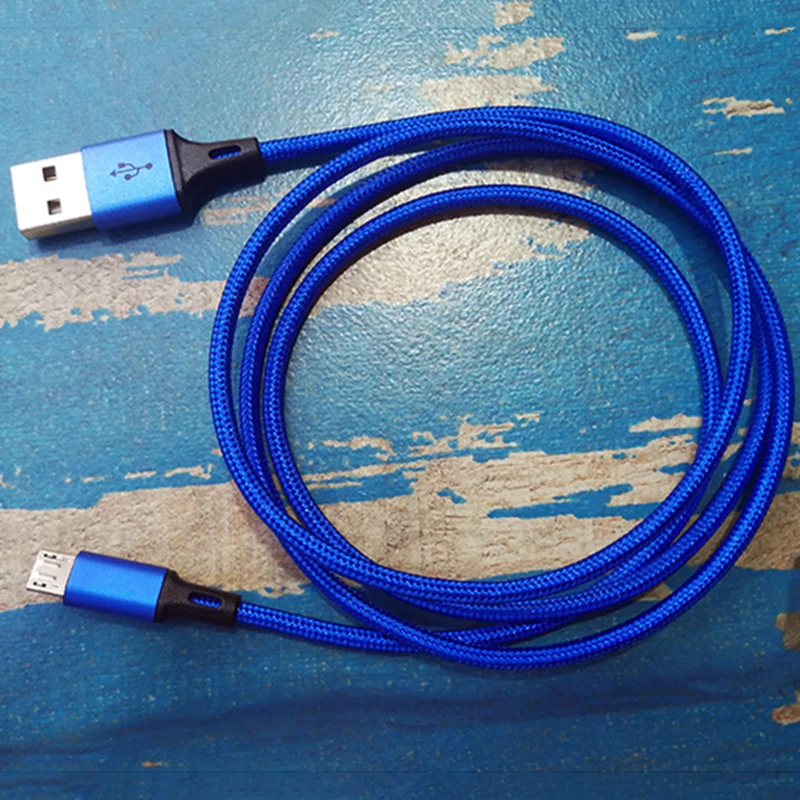 Micro USB кабель 2.4A нейлон Быстрая зарядка USB кабель для передачи данных для samsung Xiaomi LG планшет Android мобильный телефон usb зарядный шнур