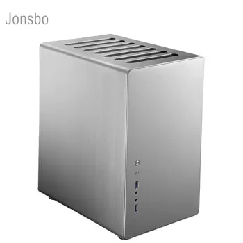 شراءJonsbo RM2 HTPC البسيطة هيكل من الألومنيوم ، ATX صغيرة وحدة معالجة خارجية للحاسوب ، دعم ATX اللوحة امدادات الطاقة ATX