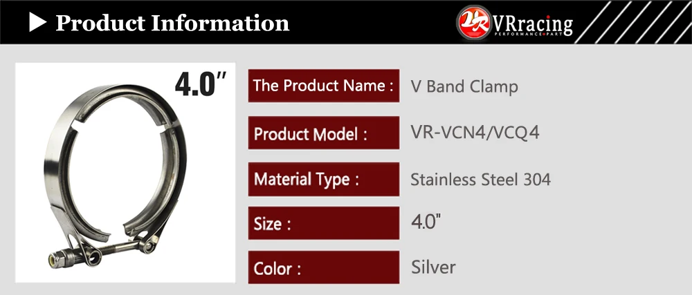 VR RACING-" Нержавеющая сталь 304 турбо/интеркулер/труба/сливная труба/шланг нормальный или быстрый выпуск V ленточный зажим VR-VCN4