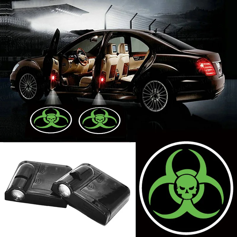 

Volkrays 2 X Wireless Car Door Light Laser Welcome Ghost Shadow Projector Logo Light for Fiat 500 500L Albea Panda Punto Palio
