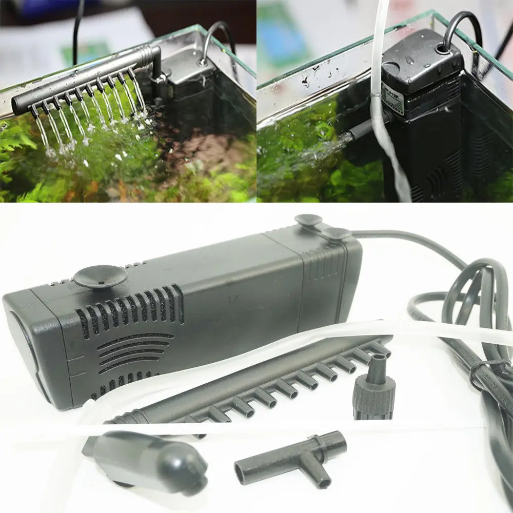 

Rain Bar Unit filter Pump for fish tank Outflow Pipe hose bio Spray pond Oxygen