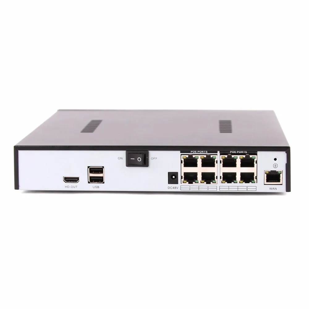 ONVIF FTP Обнаружение движения Макс 4 к HI3798 H.265 PoE NVR 4CH 5MP 4 PoE порта 8CH 4MP 8 PoE портов IEEE802.3af DC48 V система охранного видеонаблюдения PoE NVR