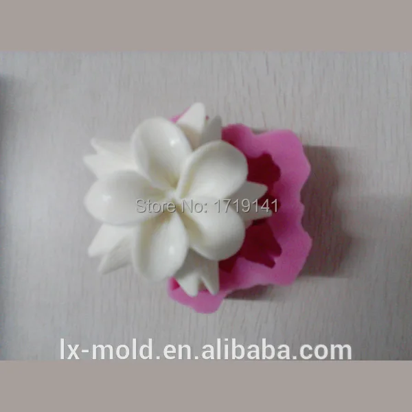 Тайланд frangipel цветок 3d DIY силиконовая форма для мыла