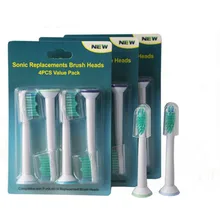 DHL Free Shipping 2000pcs HX6014 Electric Sonic Brush Replacement For Philips Sonicare Toothbrush Heads Soft Bristles With Cover