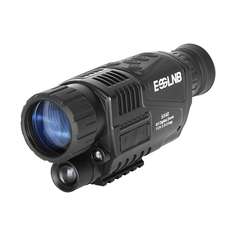 5X40 Monocular visión nocturna infrarroja cámara de visión nocturna militar Digital Monocular telescopio noche caza dispositivo de navegación - 4
