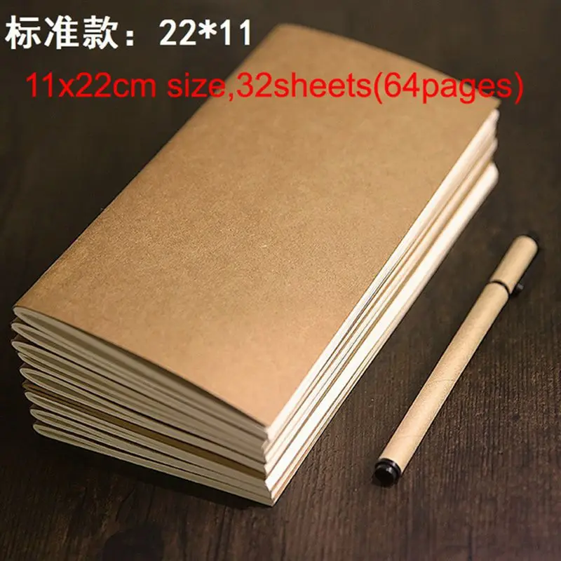 

11x22cm Retro Sketch Paper Blank environmental Note book Sketch Drawing Book Journal Personal Diary Note Stationery S18160