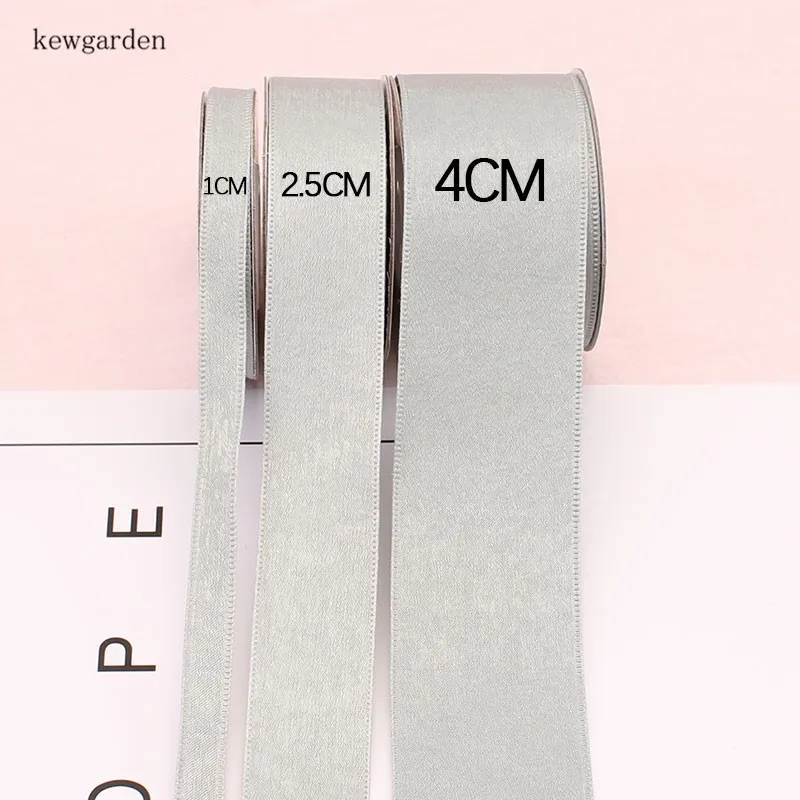 Kewgarden двойные шелковистые ленты 40 мм 25 10 толстая бархатная атласная лента вручную