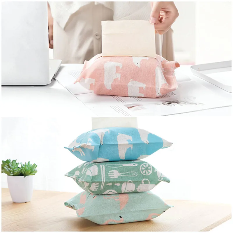 Милый тканевый стиль гостиной тканевый набор мешок для бумажных полотенец автомобильный бумажный мешок лоток бумажное полотенце упаковочная коробка для хранения