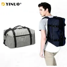 YINUO унисекс Водонепроницаемые многофункциональные дорожные сумки рюкзак для путешествий для короткой поездки бизнес большой емкости запираемый