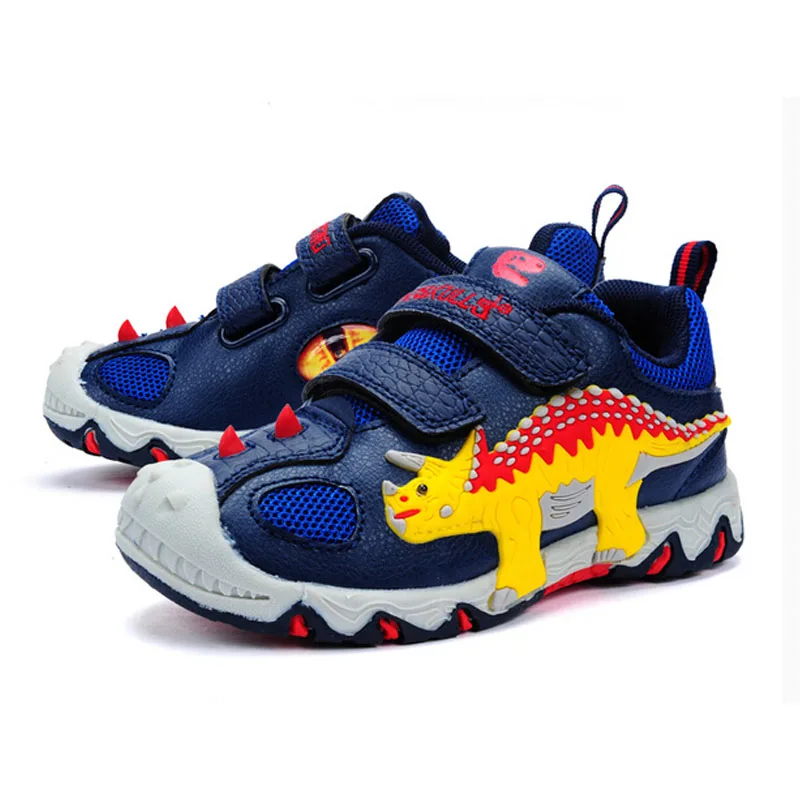 DINOGEAR Children Casual Shoes Loop Boys Shoes Kids Leather Winter Boys