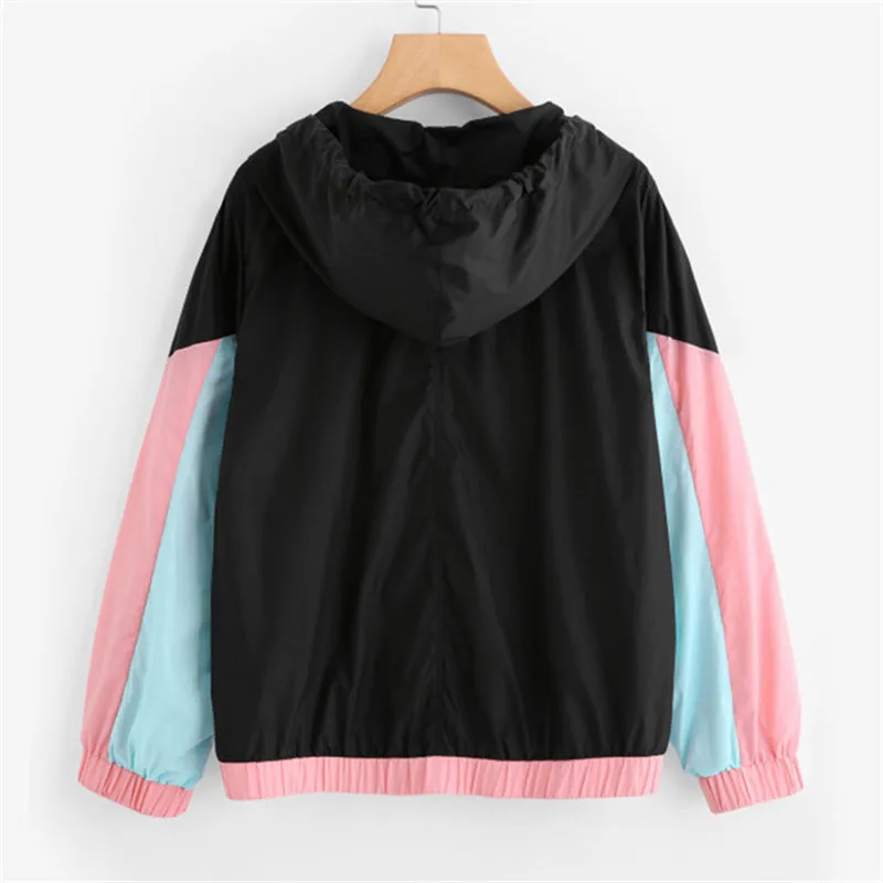 Jaket/женские пальто и куртки женская уличная одежда свободного цвета сочетающаяся