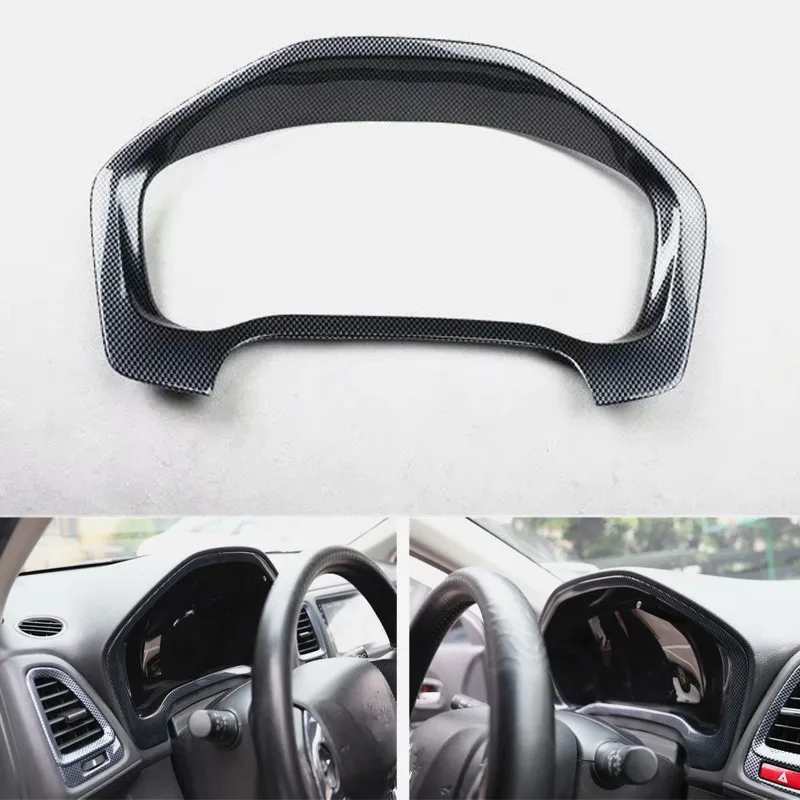Acessórios do Carro para Honda Moldura do Painel de Instrumentos do Painel do Carro Etiqueta do Carro Jxkafa Novos Vezel Hr-v 2020-2020 Guarnição Styling Vfc 2 Molduras interiores
