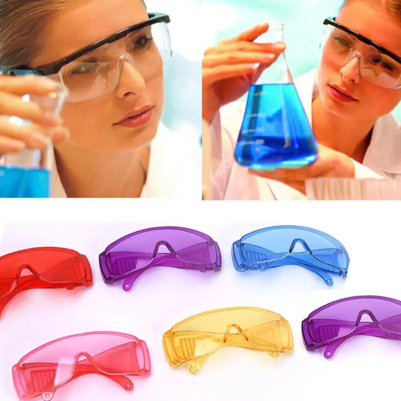 

Protective Safety Goggles Glasses Work Dental Eye Protection Spectacles Lab Outdoor Work Anti-shock Goggles Color Goggles