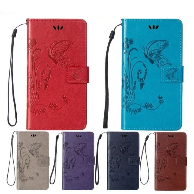 

Butterfly PU Leather Coque Case For Wiko Pulp Fab U Feel Lenny 2 3 Lenny2 Lenny3 PulpFab Stand Wallet Case Back Cover Capa Bag
