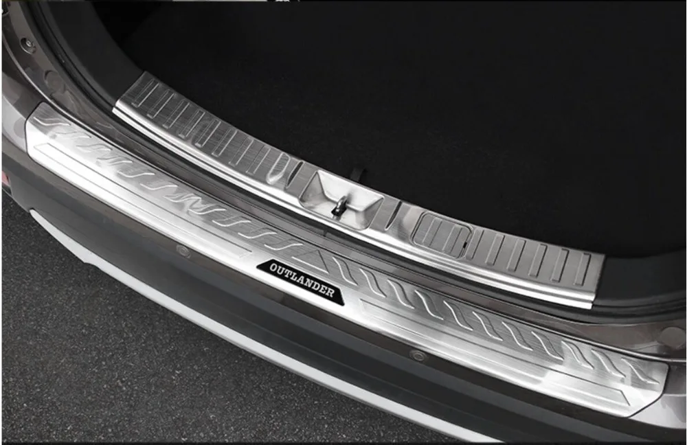 Rear Door Plate Bumper Cover Bar Trim Fits for Mitsubishi Outlander 2013-2018