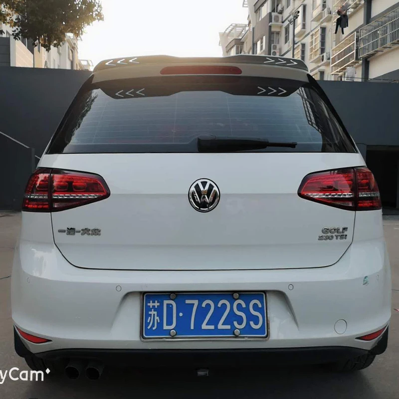 Высокое качество для Volkswagen Golf 7 VII 7,5 R R-LINE GTI спойлер Защита от солнца на заднее стекло для игры в гольф спойлер