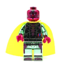 50 шт. строительные блоки супергероя Chrom Vision, блоки, друзья для девочек и мальчиков, детские игрушки brinquedos menina