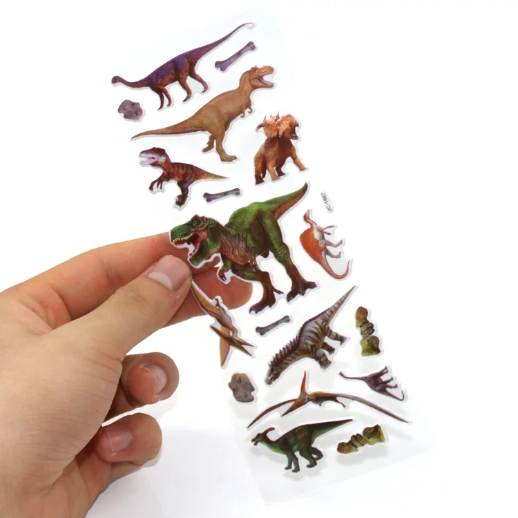 12 Sheets/Set 3D Dinosaur Kids Stickers Toys for Children Notebook Cartoon Mini Sticker Scrapbooking Diary Label Home WallDecor 12 Sheets/Set 3D Dinosaur Kids Stickers Toys for Children Notebook Cartoon Mini Sticker Scrapbooking Diary Label Home WallDecor