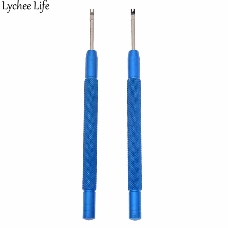

Lychee Life 2pcs Watch Hand Remover Puller Stainless Steel High Quality Tool DIY Handmade Sewing Clothes Supplies Accessorie