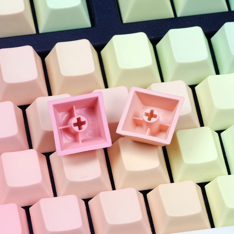 Пустой pbt keycap rainbow cherry профиль keycap для cherry mx Переключатель 104 клавиш