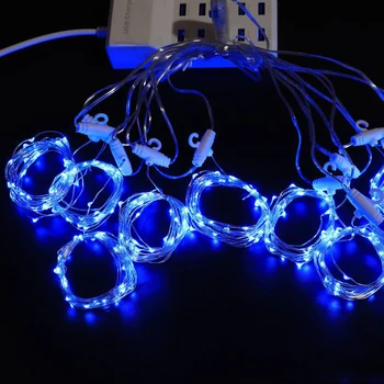 

Fairy Lights Curtain Backdrop Xmas 8 Modes Twinkle String Copper Wire Light USB LED DIY Home Party Wedding Patio Decor