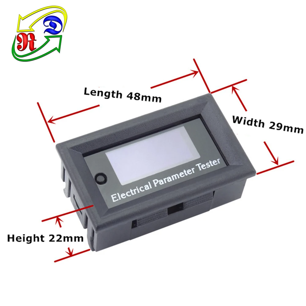 100v/20A 7in1 OLED Multifunction Tester Voltage Current Time Temperature Capacity Voltmeter Ammeter Electrical Meter digital multimeter,multimeter tester