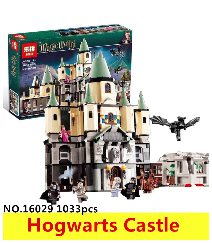 

Models building toy 16029 1033Pcs Movie Series The magic Hogwort Castle Building Blocks Compatible with lego 5378 toys & hobbies