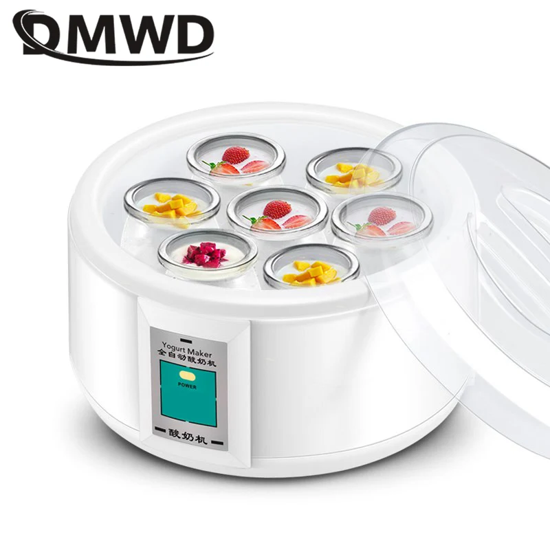 Автоматическая Йогуртница DMWD 1 5 л с 7 банками многофункциональный инструмент