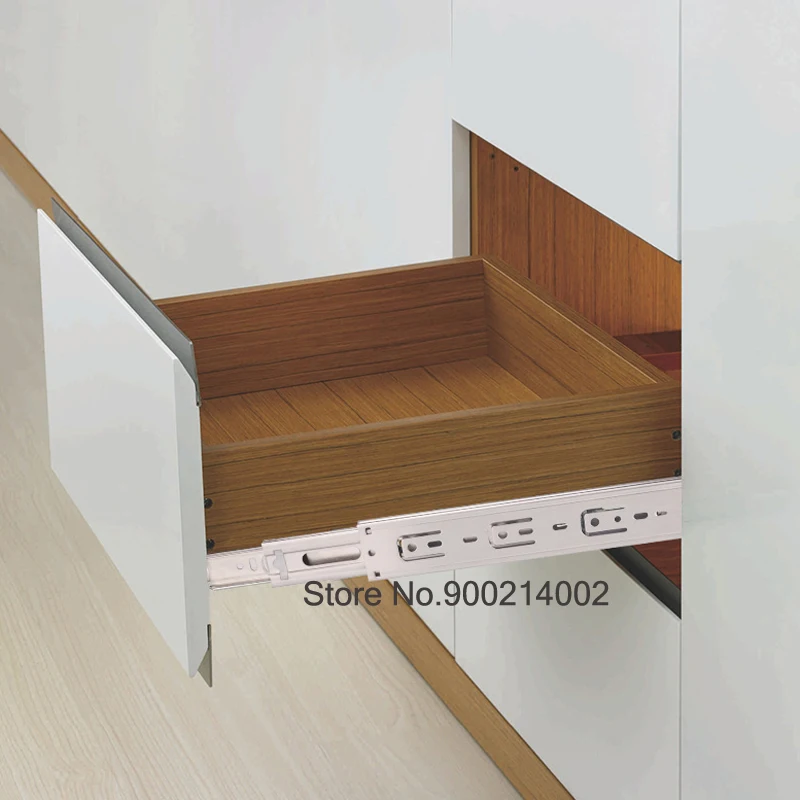 

Free shipping Drawer track, drawer slide, three rail drawer, guide rail, slide rail, furniture hardware fittings, slipway