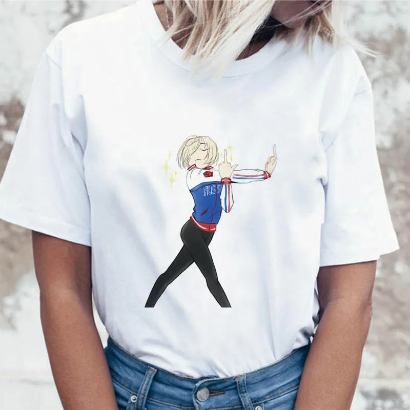 

Anime t shirt women korean harajuku for female ulzzang tshirt t-shirt funny clothing top tees graphic