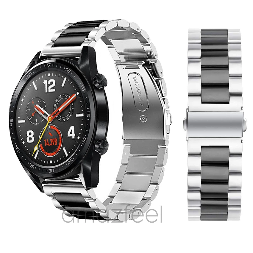 Ремешок для часов 22 мм Huawei Watch GT Honor Magic металлический ремешок из нержавеющей стали