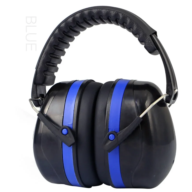 Высокое качество, анти-шум, регулируемая головка, наушник, SNR-35dB, защита для ушей, для работы, учебы, стрельбы по дереву, Защита слуха - Цвет: Синий