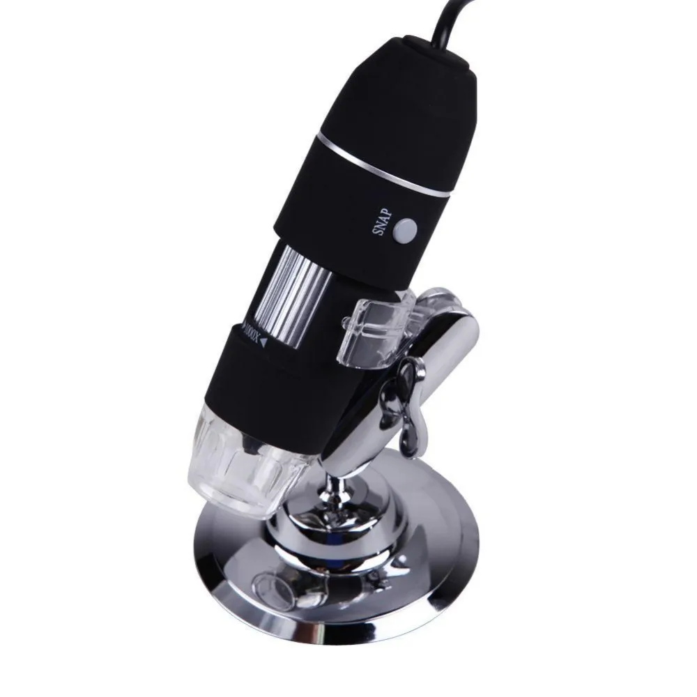 Практическая микроскоп Электроника 2-МЕГАПИКСЕЛЬНАЯ USB 8 СВЕТОДИОДНЫЙ Цифровой Микроскоп Камеры Эндоскопа Лупа 50X~ 500X Увеличение Мера ABS+ сплав