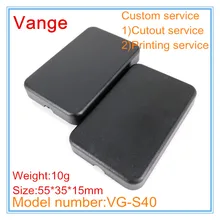 10 шт./лот форма черного цвета для изготовления АБС-пластика diy корпус 55*35*15 мм для электронного модуля устройства