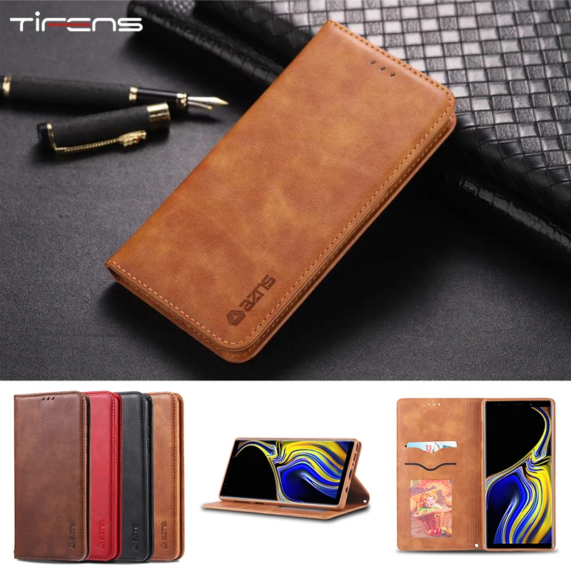 

Wallet Flip Note9 Case For Samsung Galaxy Note 9 Luxury Leather Card Holder Strong Magnetic Protection Cover Phone Carcasa