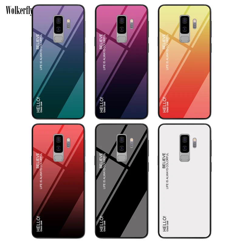 

Gradient Color Case For Samsung Galaxy A50 A70 A30 A20 A10 M10 M20 M30 S10E S9 S8 J4 J6 Plus J8 A9 A8 A6 A7 2018 Note 9 Coque