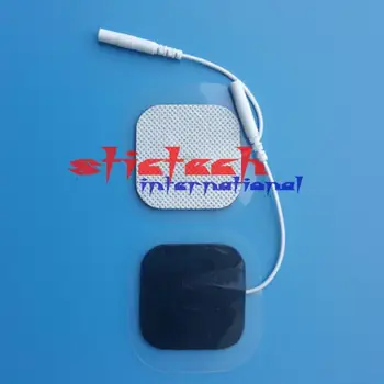 

by ems or dhl 200pcs Electrode Pads Tens Electrodes Digital Therapy Machine Massager 2mm Plug with 5x5cm