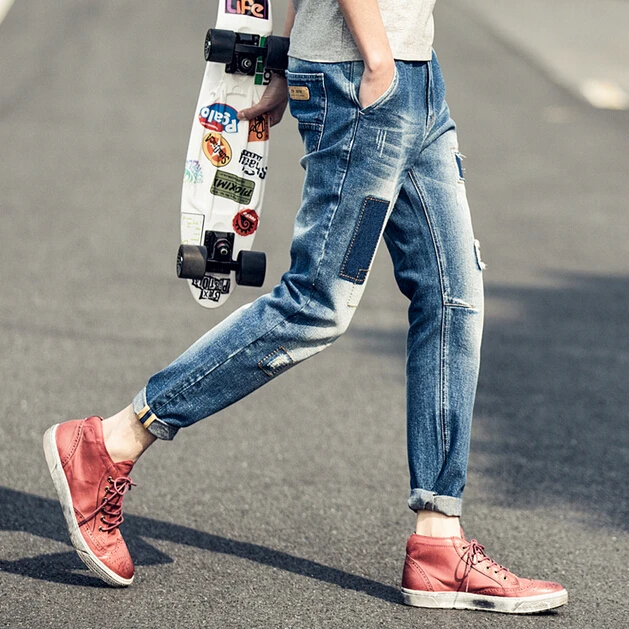 patches on jeans trends